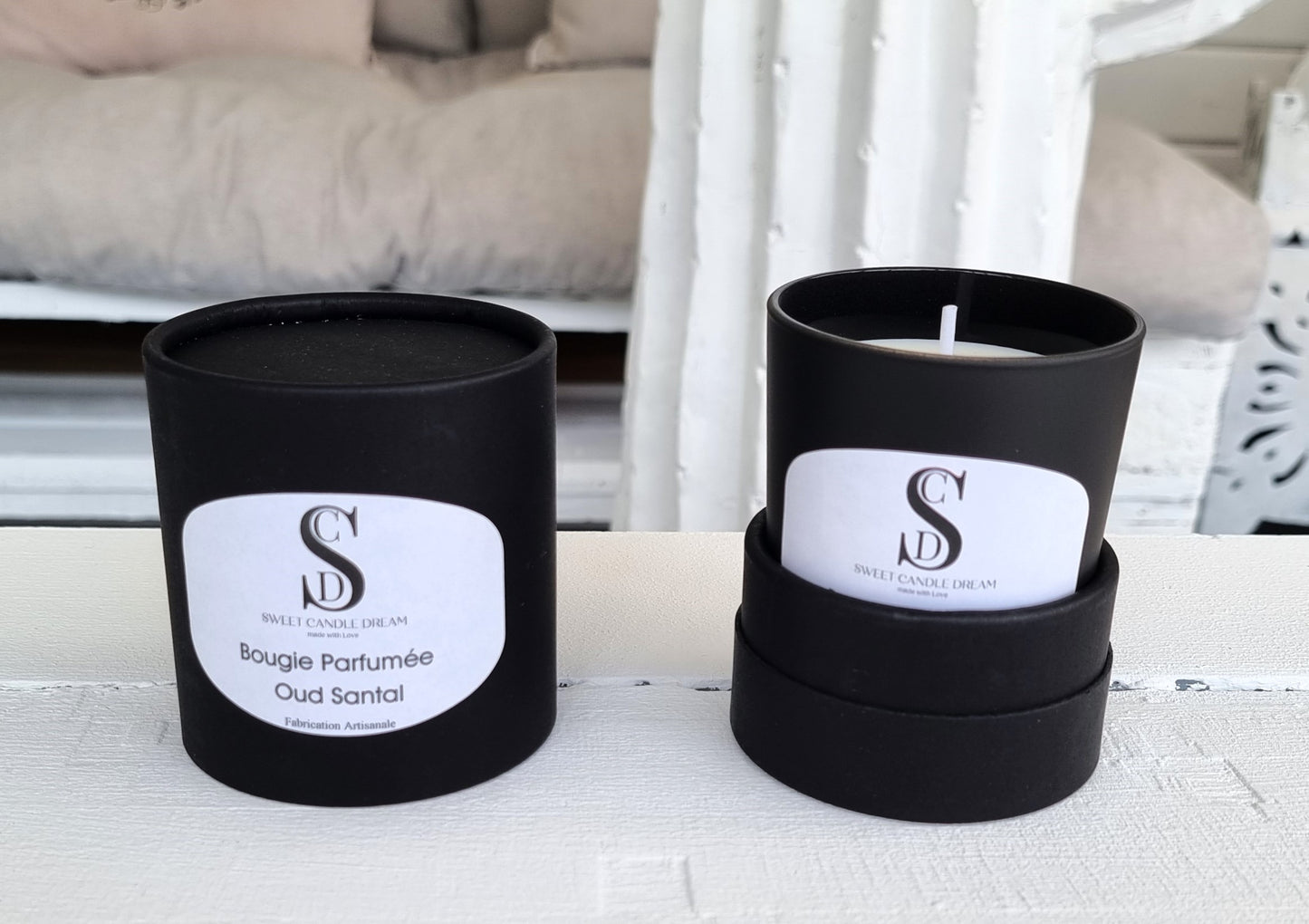 Bougie parfumée "Oud - Santal" - 180g