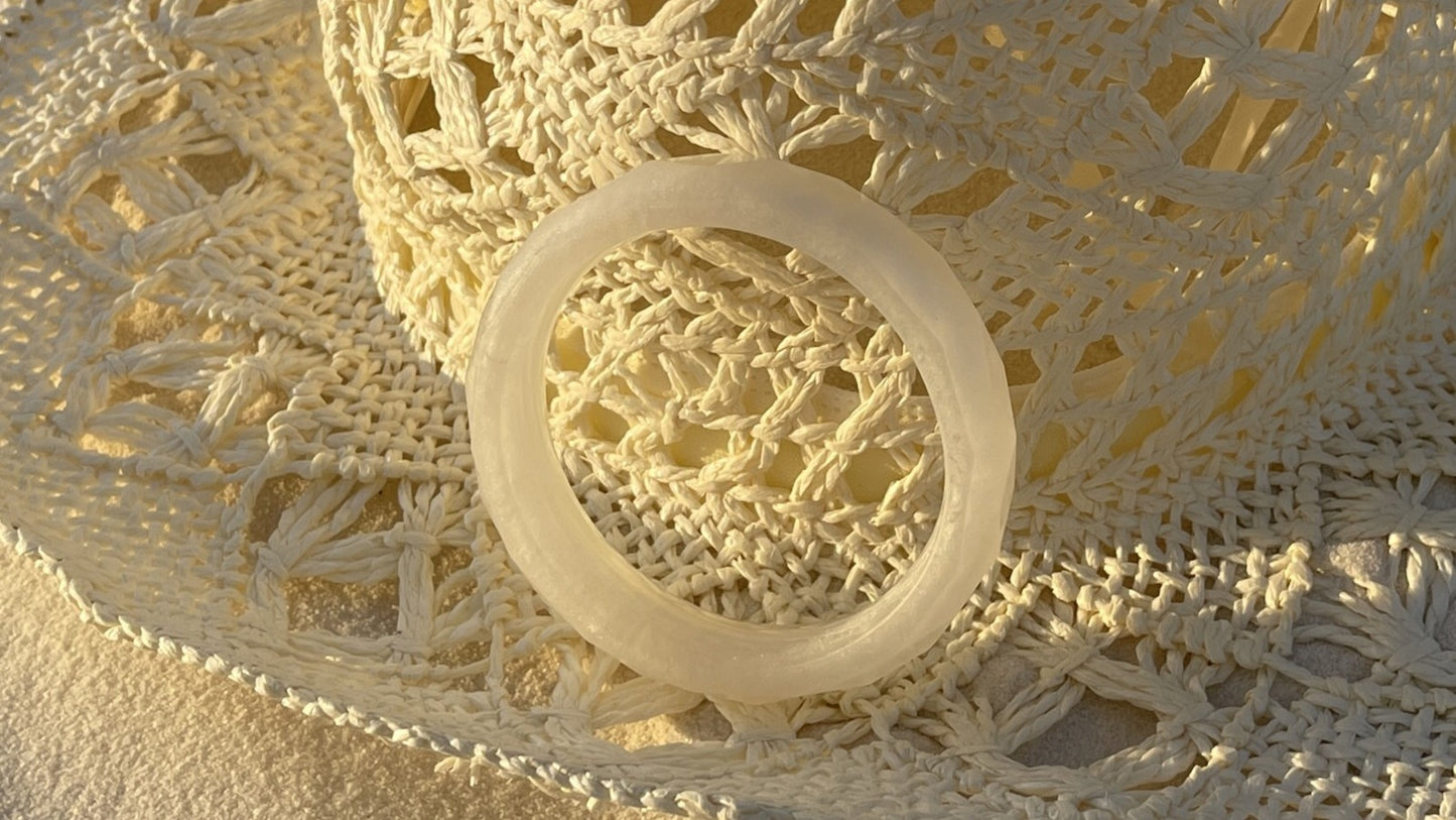 Bracelet à facettes géométriques