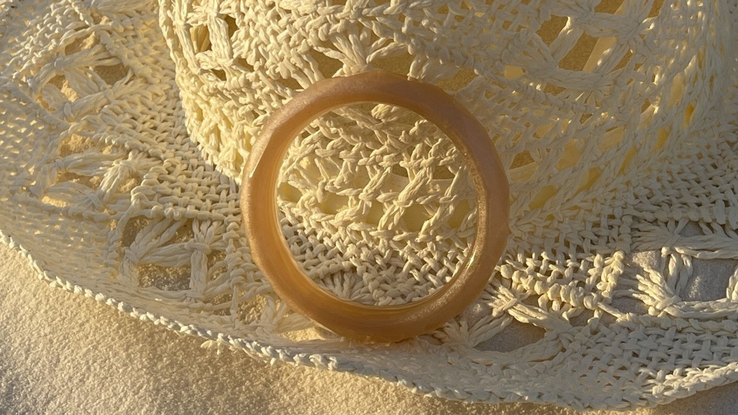 Bracelet à facettes géométriques
