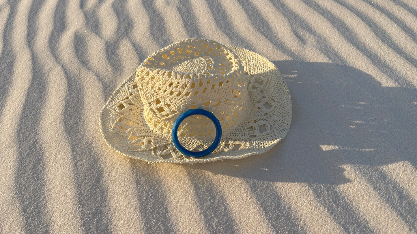 Bracelet à facettes géométriques