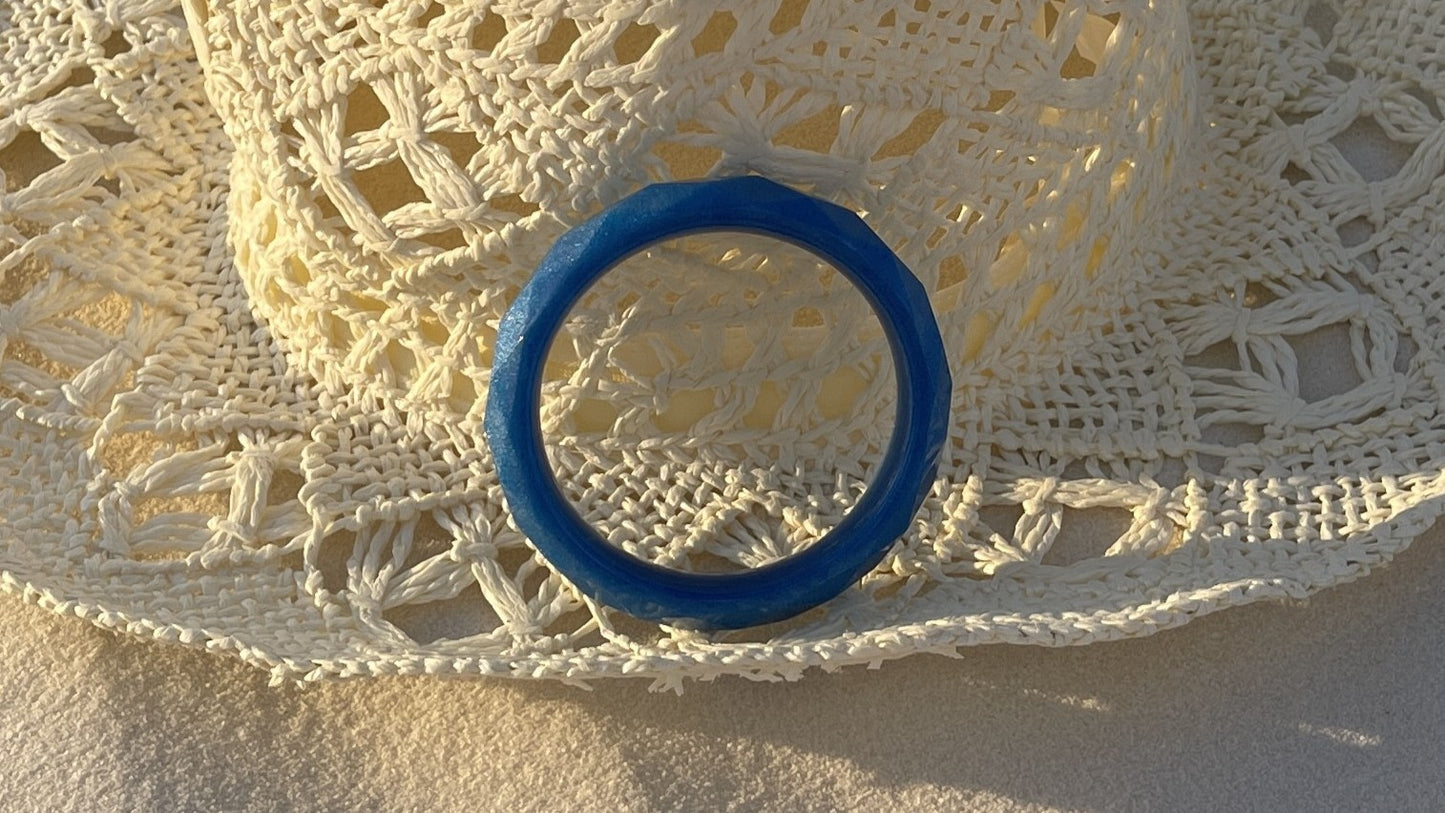 Bracelet à facettes géométriques